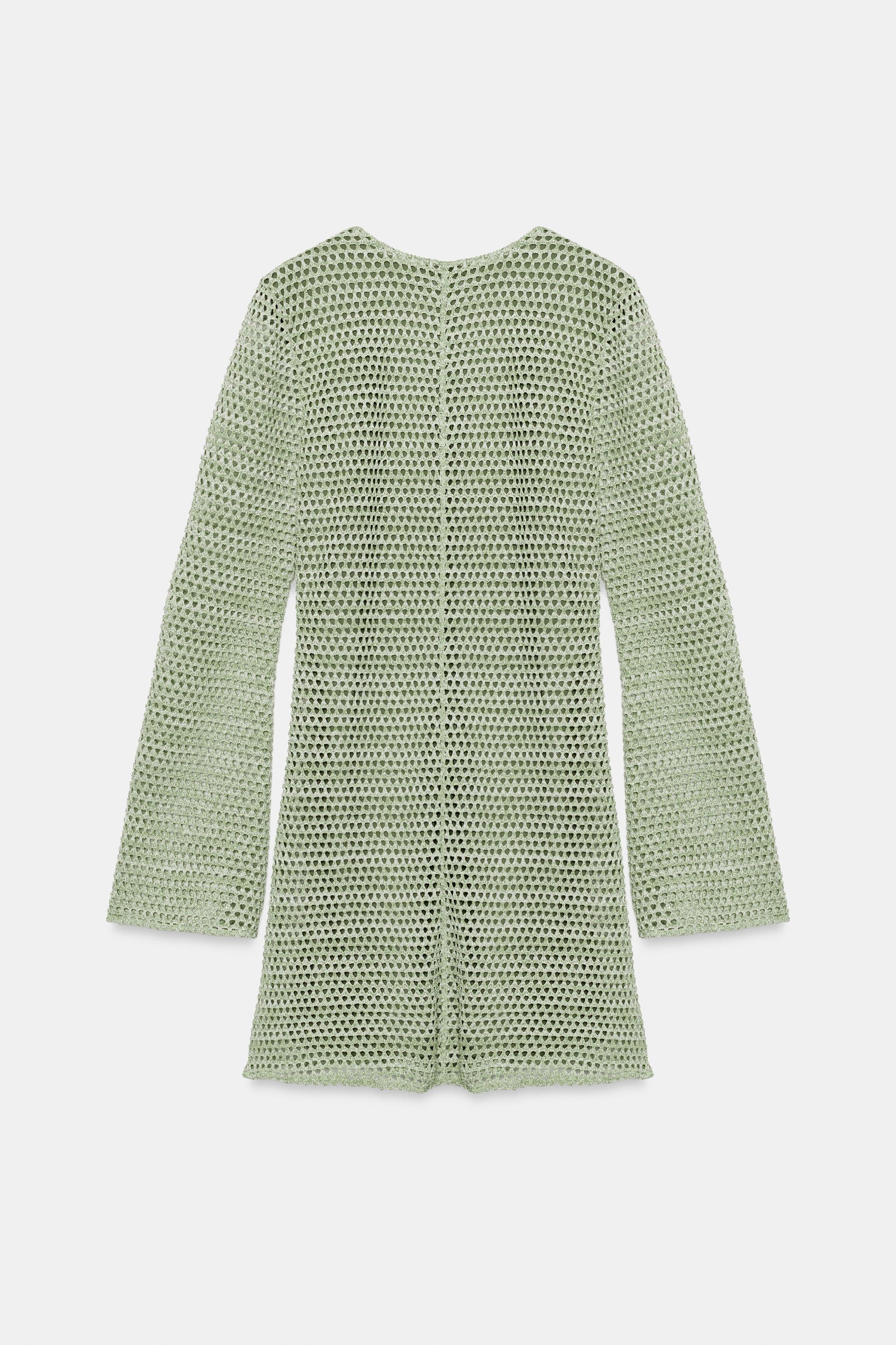 MINI CROCHET TRIM DRESS